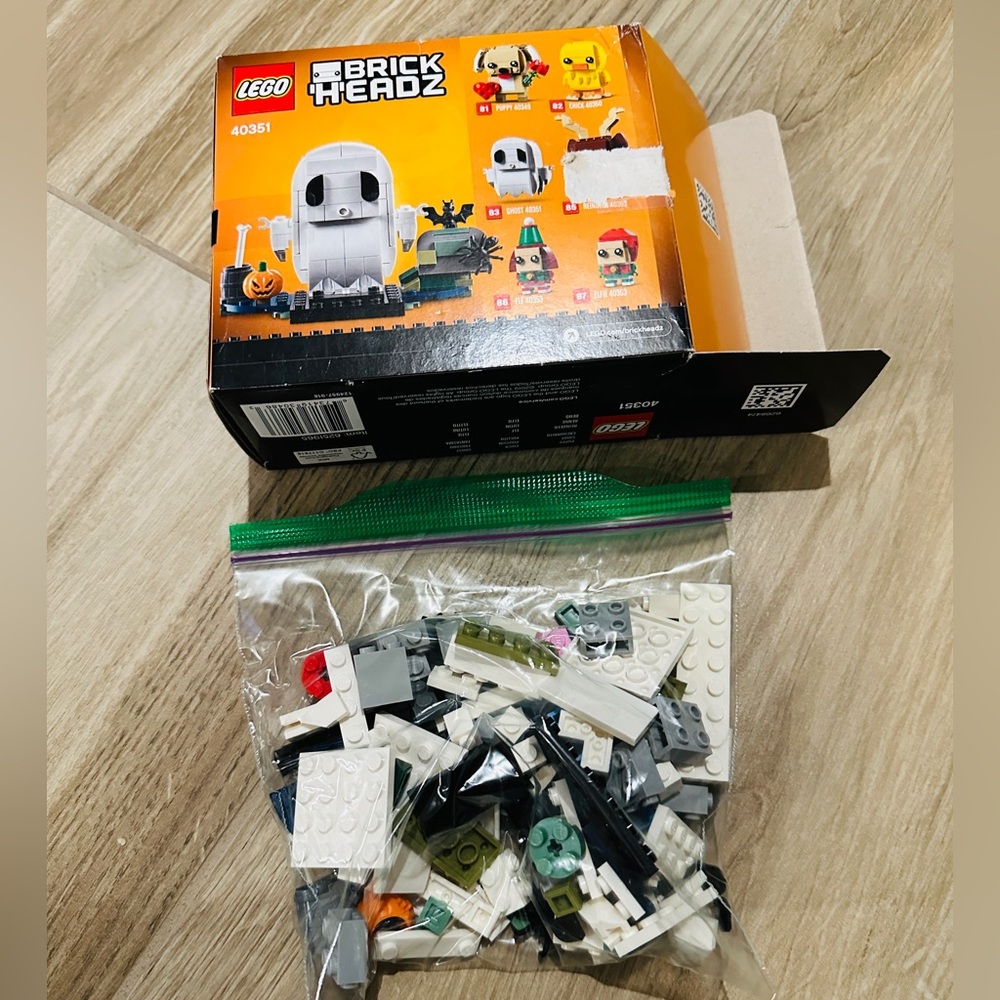 LEGO 40351 Brick Heads GHOST retired hard to find preowned